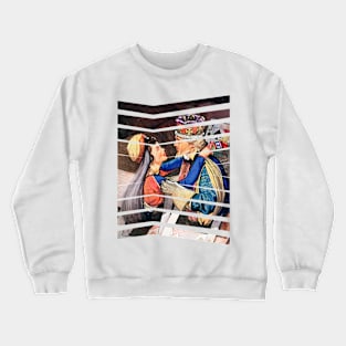 King and queen Fantasy Retro Vintage Crewneck Sweatshirt